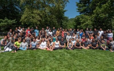 NYPD’s Mindful Movement class in Central Park on June 16th, 2021